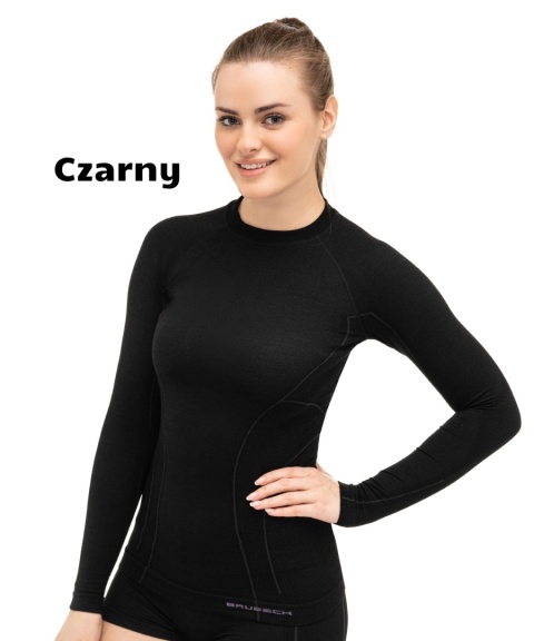 Koszulka damska wełniana z długim rękawem ACTIVE WOOL