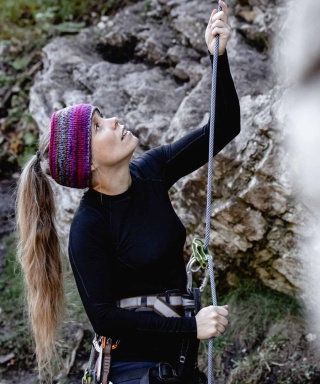 Koszulka damska wełniana z długim rękawem ACTIVE WOOL