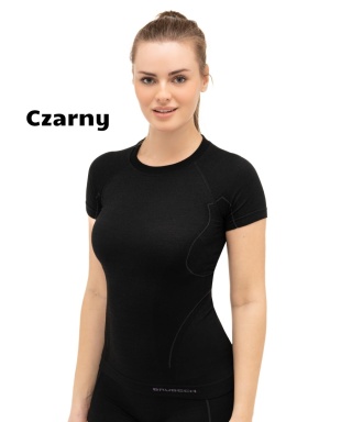 Koszulka damska z wełną merino z krótkim rękawem ACTIVE WOOL