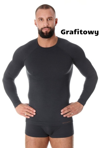 Koszulka męska wełniana z długim rękawem ACTIVE WOOL