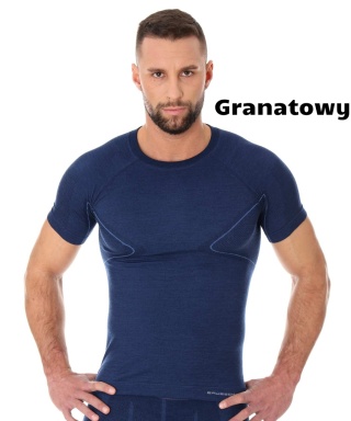 Koszulka męska z merino z krótkim rękawem ACTIVE WOOL