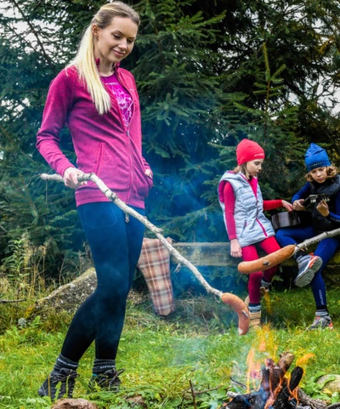 Spodnie damskie z wełną merynosa ACTIVE WOOL